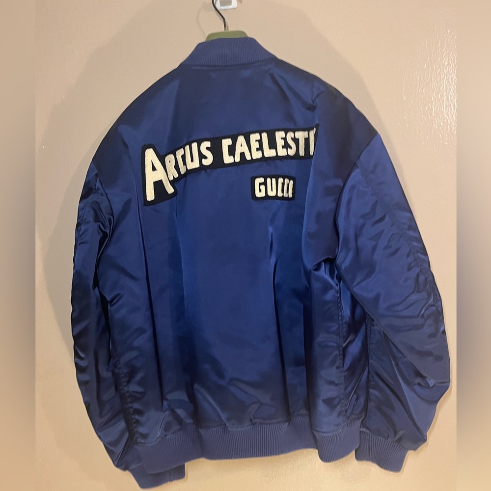 Authentic Gucci Nylon Jacket With Embroidered Pat… - image 2